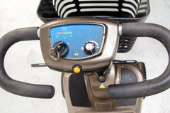 Illusion Ultra Lightweight Aluminium Mobility Boot Scooter in Blue 4mph Suspension