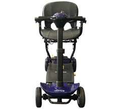 eDrive Remote Auto Folding Electric Mobility Scooter Lithium Aluminium Lightweight Blue used