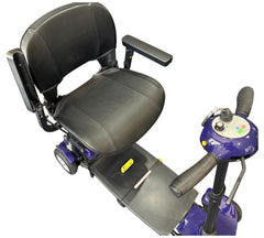 eDrive Remote Auto Folding Electric Mobility Scooter Lithium Aluminium Lightweight Blue used