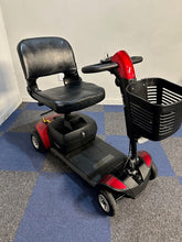 Pride Go-Go Elite Traveller Plus 4mph Mobility Boot Scooter in Red