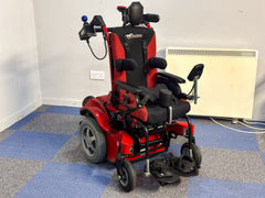 Corgi Power Wheelchair Mustang Hi-Lo Childrens Powerchair Riser Tilt in Space Head Controls Dual Attendant Control