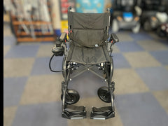 Black electric power wheelchair