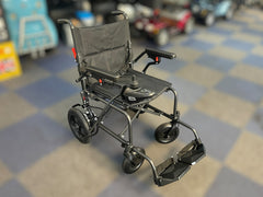 Black electric power wheelchair