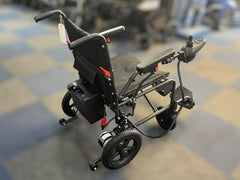 Black electric power wheelchair