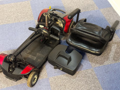 Pride GoGo Elite Traveller Used Mobility Scooter Small Transportable Car Boot Red