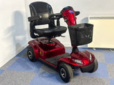 Leo Mobility Scooter Comfy Pavement Compact Invacare Red