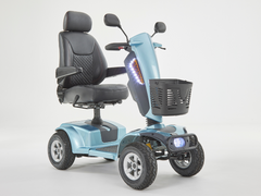 Motion Healthcare Xcite Mobility Scooter – 8mph Road Scooter with Suspension