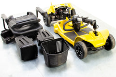 Pride Revo 2.0 4mph Used Mobility Scooter Transportable Boot Suspension Yellow