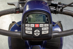 Pride Colt Pursuit Used Mobility Scooter 8mph All-Terrain Transportable Large Blue