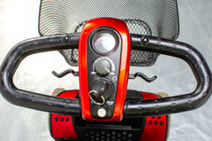 Pride Go-Go Elite Traveller Used Mobility Scooter Boot Transportable Lightweight Travel Red