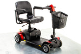 Pride Go-Go Elite Traveller LX Used Mobility Scooter Boot Transportable Lightweight Travel Red