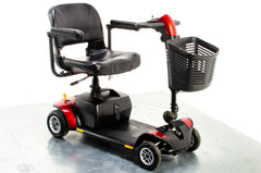 Pride Go-Go Elite Traveller LX Used Mobility Scooter Boot Transportable Lightweight Travel Red