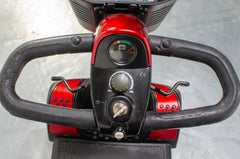 Pride Go-Go Elite Traveller Used Mobility Scooter Boot Transportable Lightweight Travel Red