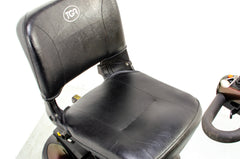 TGA Zest Plus Used Mobility Scooter Small Transportable Travel Pneumatic Tyres Deep Purple