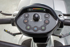 Invacare Orion Midsize Used Mobility Scooter 8mph Pavement Road Suspension Pneumatic Tyres Lockable Box