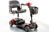 Pride Go-Go Elite Traveller Used Mobility Scooter Boot Lightweight Travel Transportable Red 13244