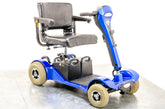 Sterling Sapphire 2 Used Mobility Scooter Midsize Transportable Pneumatic Tyres Folding Boot Blue 11463
