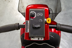Sterling Sapphire LS Used Mobility Scooter Comfy All-Terrain Midsize Pneumatic Tyres Folding Boot Red