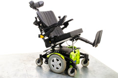 Invacare TDX SP2 Used Electric Wheelchair Powerchair Power Tilt Leg Raiser Green