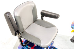 Rascal 388 S Used Electric Mobility Scooter Pavement Pneumatic Custom Blue Purple