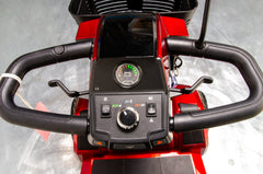 Pride Zero Turn 10 Used Mobility Scooter 8mph Transportable LED Dual Motor Suspension USB Charger
