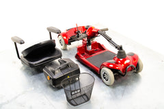 CTM HS-295 Used Mobility Scooter Transportable Boot Portable Lightweight Red