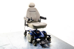 Pride Jazzy Select 6 Used Electric Wheelchair Powerchair Indoor Outdoor MWD Blue