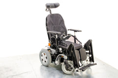 Invacare Storm 4 Electric Wheelchair Powerchair Power Riser Tilt Elevating Leg Rests Used Second Hand 13543