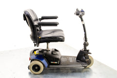Pride Go-Go Elite Traveller LX 3 Used Mobility Scooter Boot Lightweight Travel Transportable Blue 13558