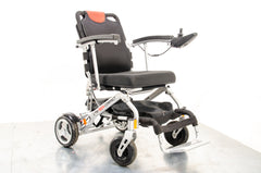 LITH-TECH Compact Electric Folding Wheelchair Powerchair Used Lightweight Aluminium Lithium