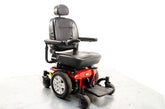Pride Jazzy J600ES Used Electric Wheelchair Powerchair Indoor Outdoor Suspension Red 13781