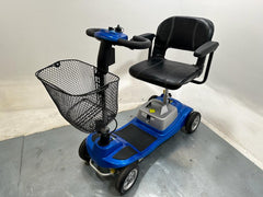 Illusion Ultra Lightweight Aluminium Mobility Boot Scooter in Blue 4mph with Suspension