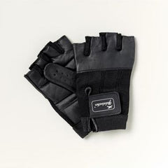 Globaleather Fingerless Leather Wheelchair Gloves