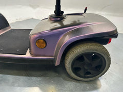 Invacare Leo Mobility Scooter Pavement Comfy Pneumatic Tyres Purple