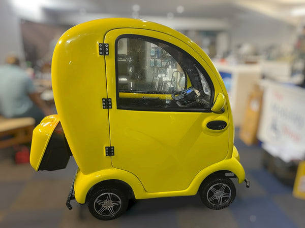 Used Scooterpac Cabin Car Mk2 Mobility Scooter – Yellow