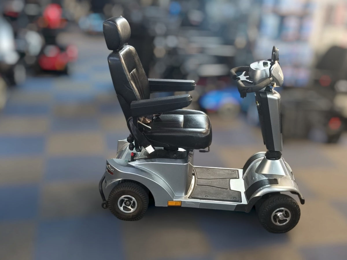 Used Sterling S400 4mph Mobility Scooter – Grey, New Batteries