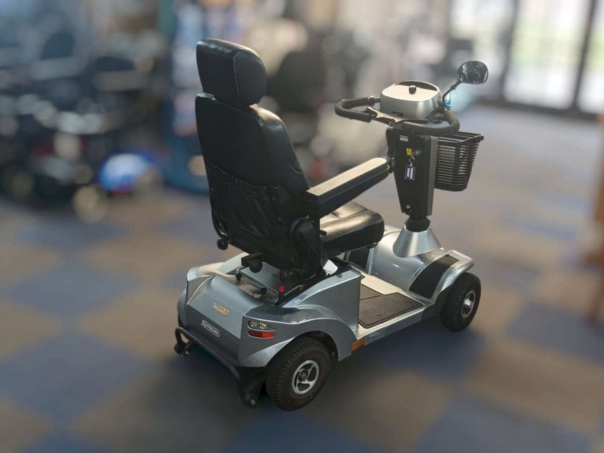 Used Sterling S400 4mph Mobility Scooter – Grey, New Batteries