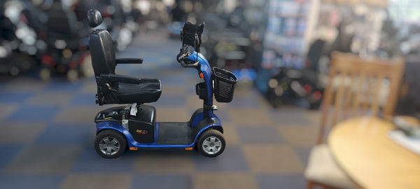 Pride Colt Deluxe 2.0 Mi Size 6mph Transportable Mobility Scooter in Blue