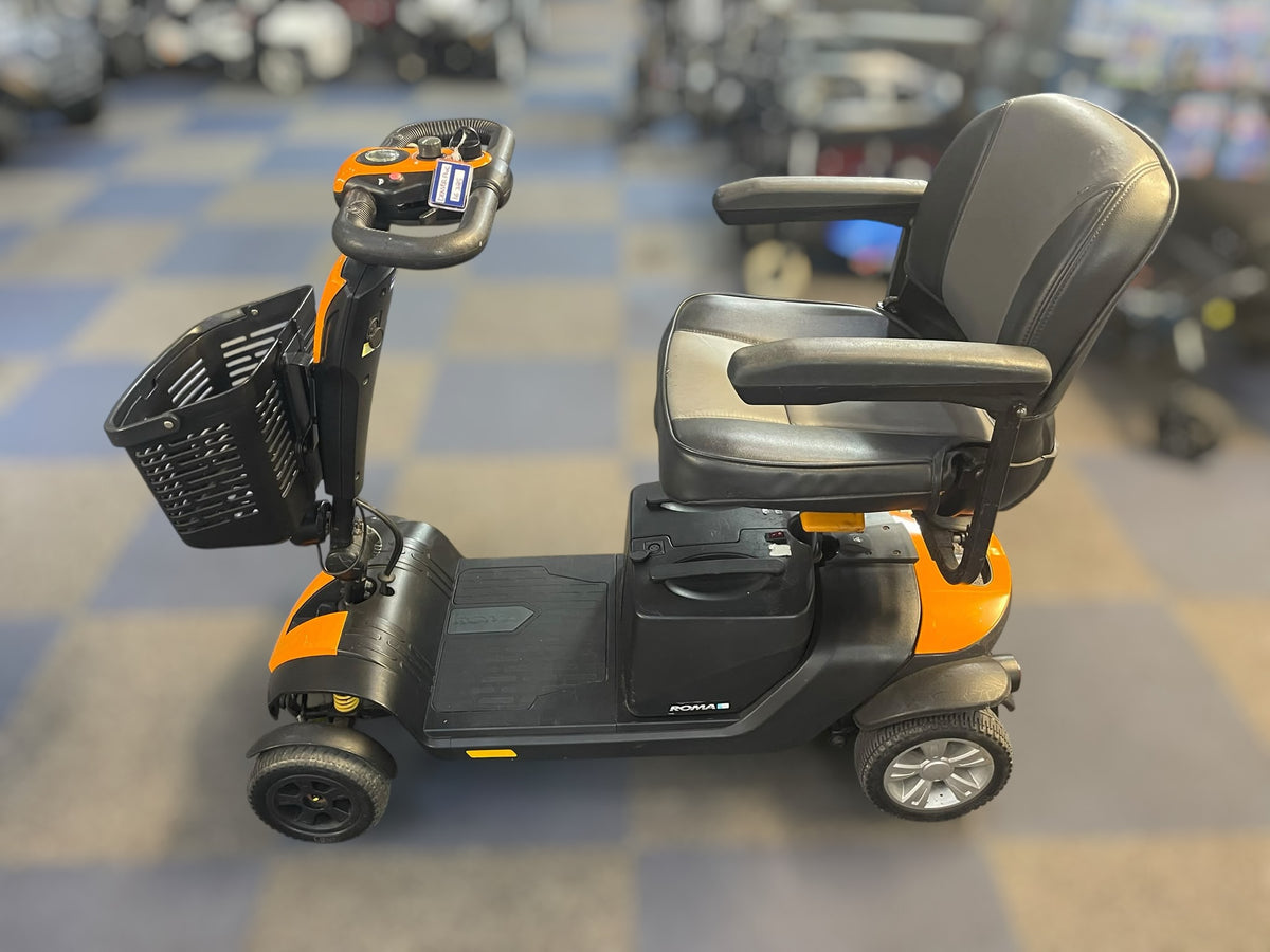 Used Roma Denver Plus 4mph Boot Mobility Scooter – Orange