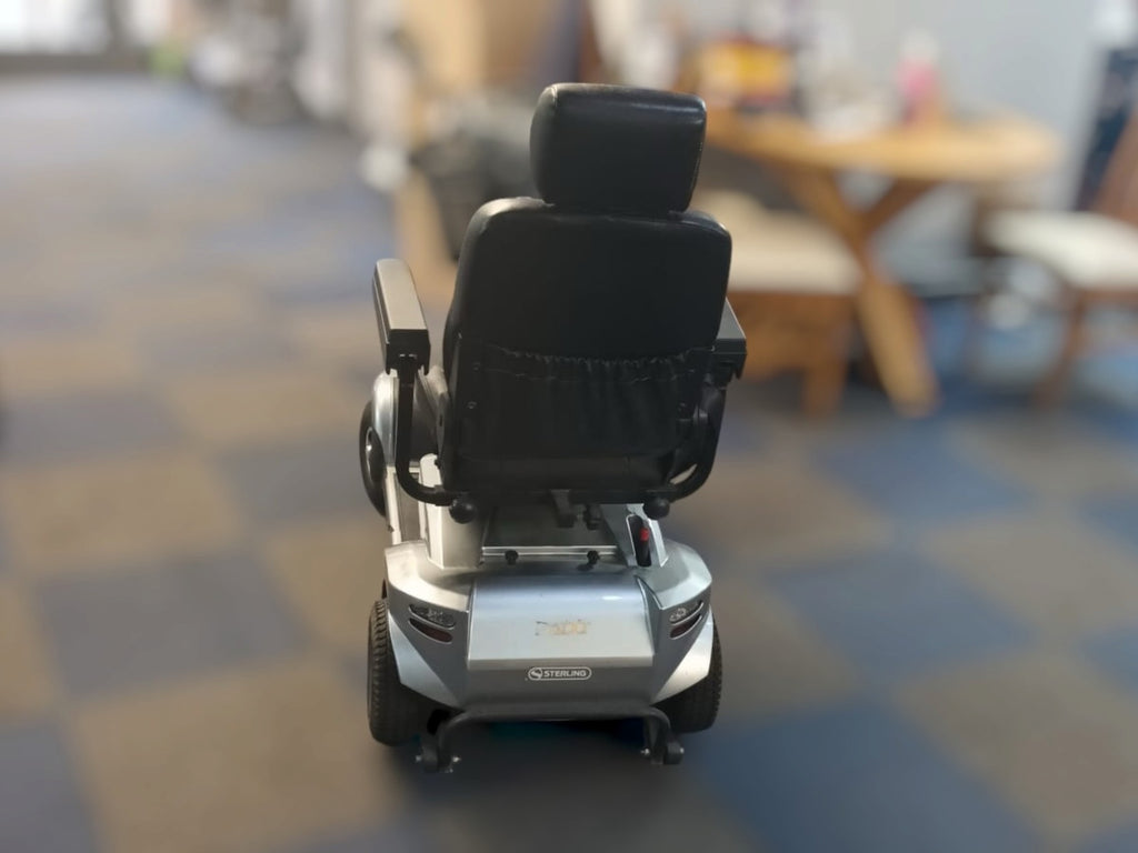 Used Sterling S400 4mph Mobility Scooter – Grey, New Batteries
