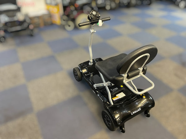 Used 2024 Livewell Instafold Folding Mobility Scooter – 4mph