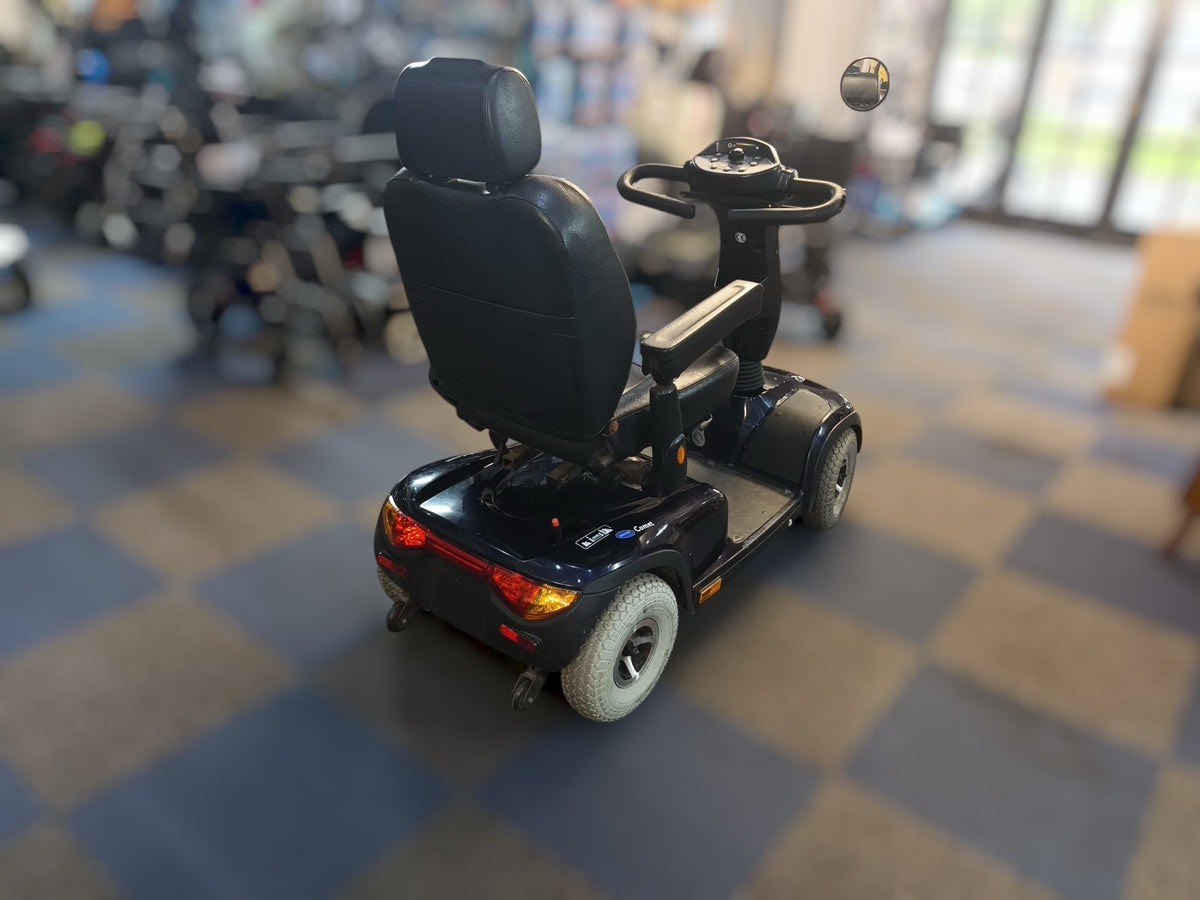 Invacare Comet 8mph Road Legal Comfy Mobility Scooter in blue
