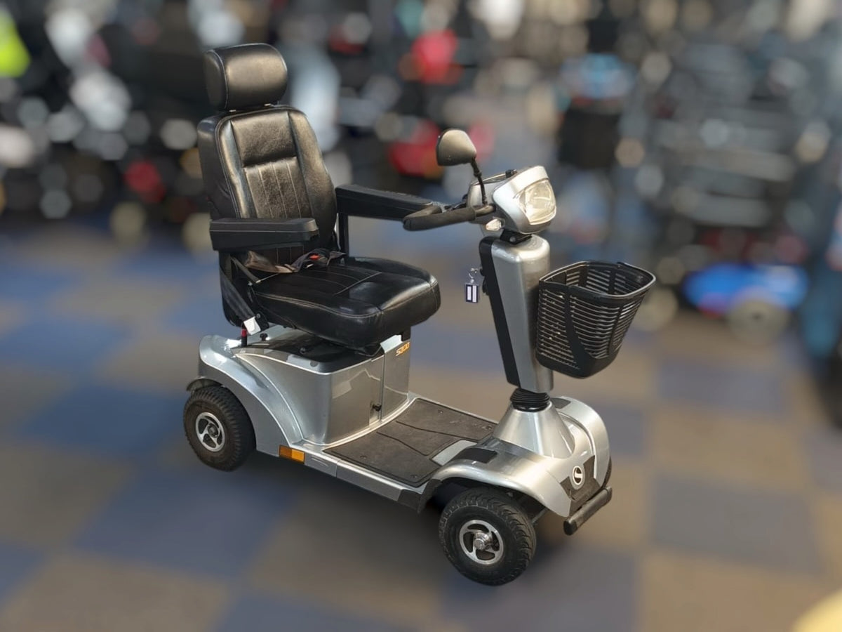 Used Sterling S400 4mph Mobility Scooter – Grey, New Batteries Main image