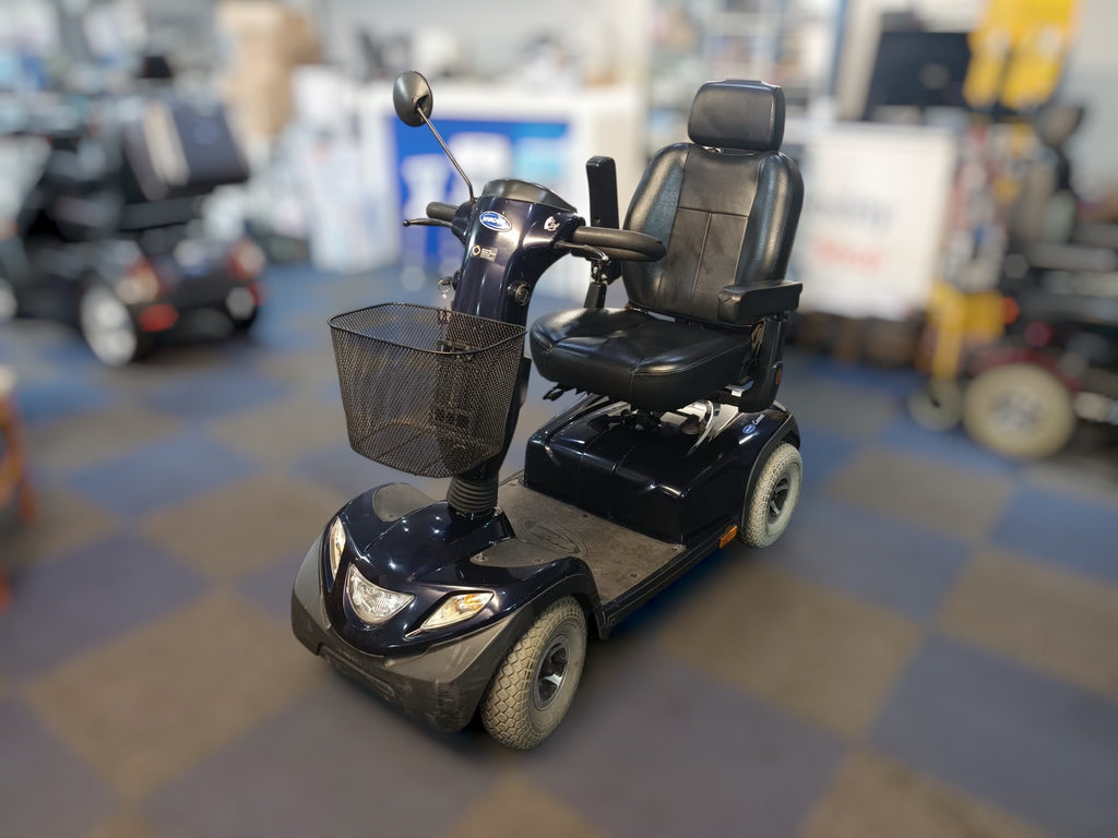 Invacare Comet 8mph Road Legal Comfy Mobility Scooter in blue