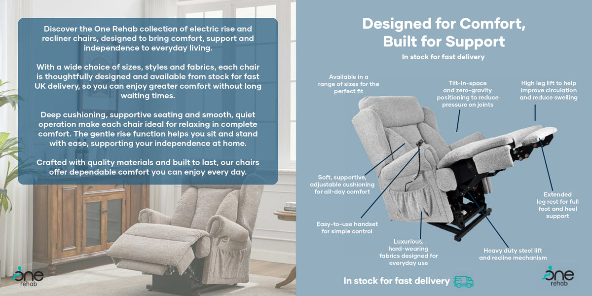 Admiral Quad Motor Rise & Recline Chair