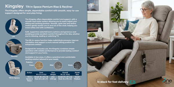 Admiral Quad Motor Rise & Recline Chair