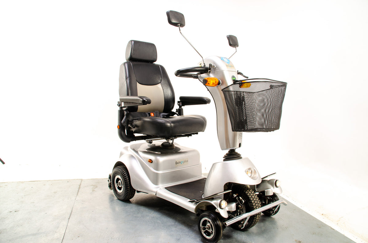 Quingo Plus 8mph Mobility Scooter 5 Wheels Road Pavement Turning Circle Silver AVC Main image