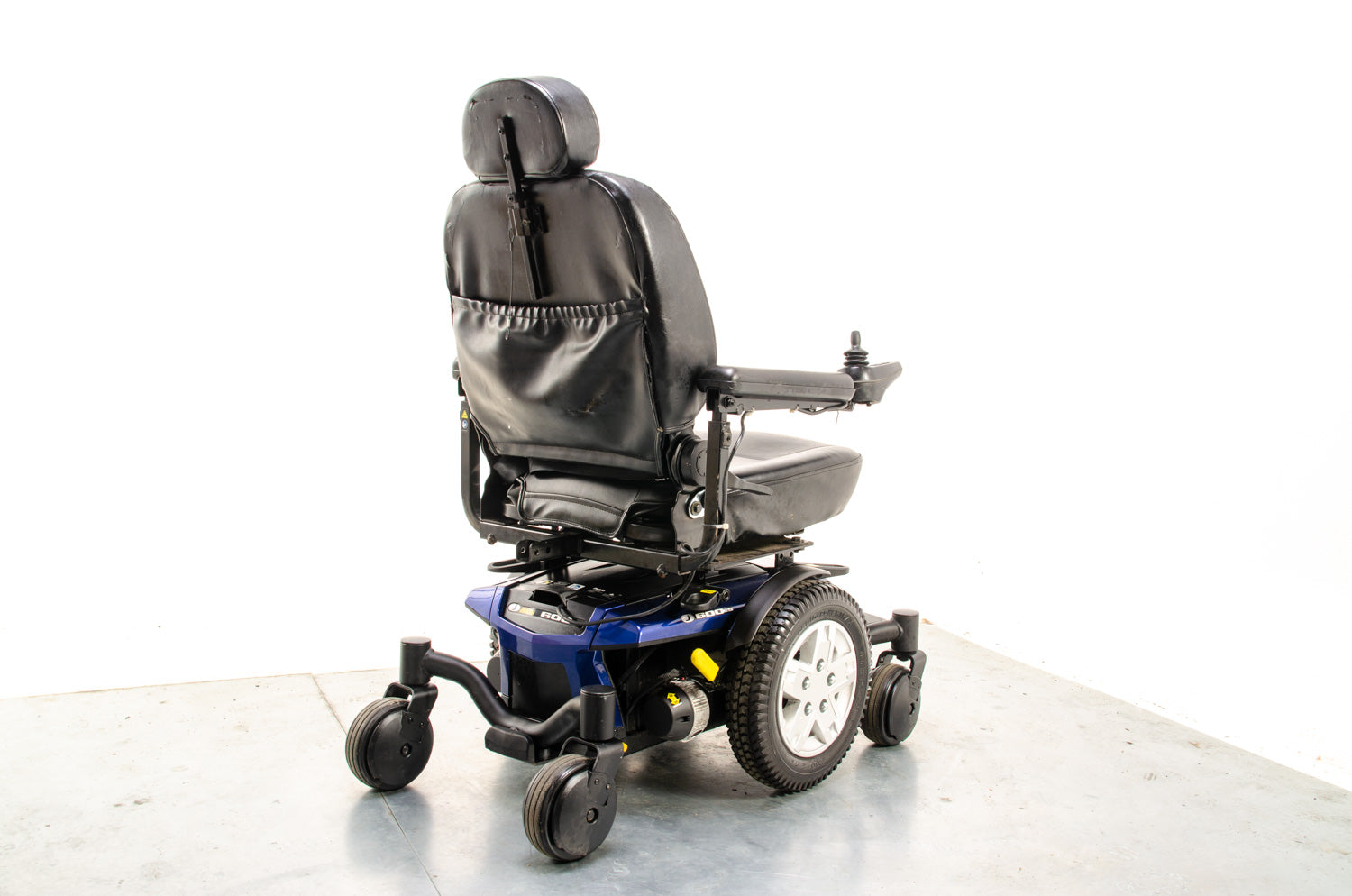 Pride Jazzy J600ES Used Electric Wheelchair Powerchair Indoor Outdoor Suspension Blue 13910