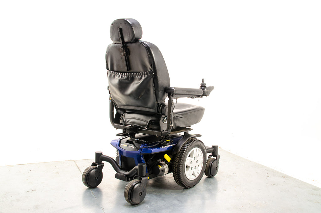 Pride Jazzy J600ES Used Electric Wheelchair Powerchair Indoor Outdoor Suspension Blue 13910