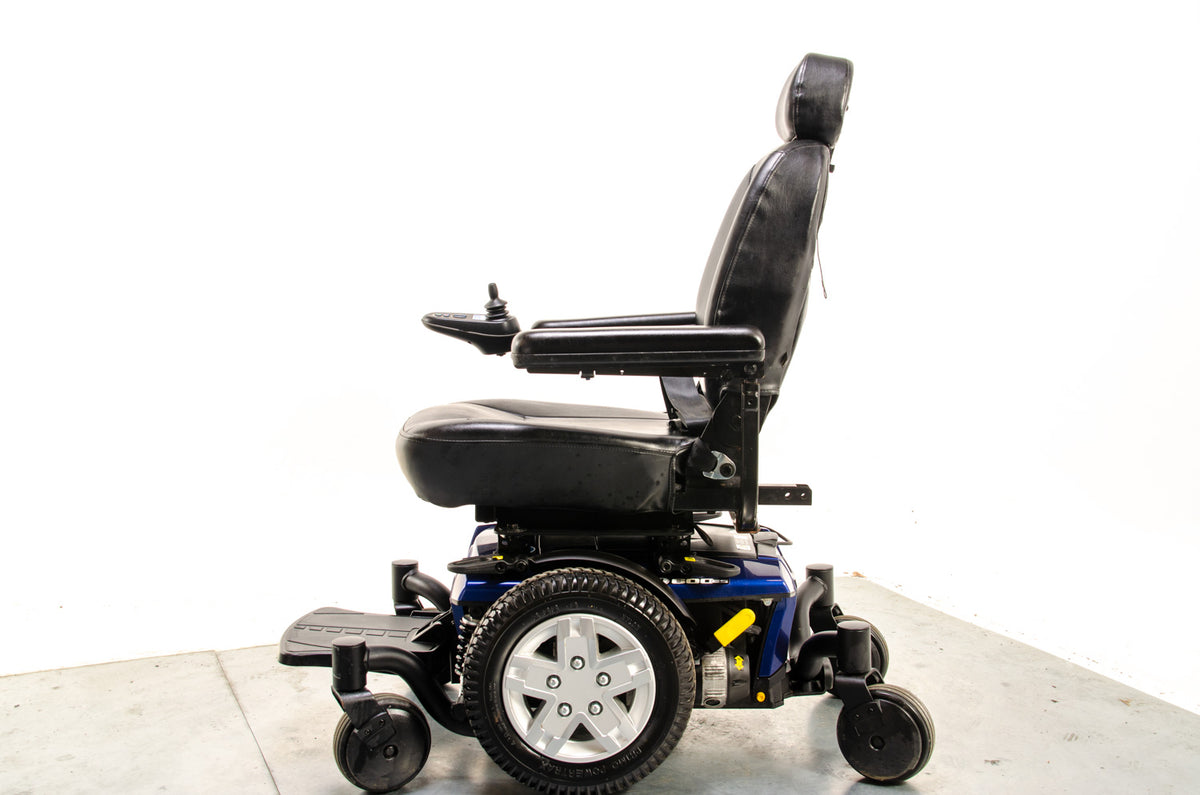 Pride Jazzy J600ES Used Electric Wheelchair Powerchair Indoor Outdoor Suspension Blue 13910